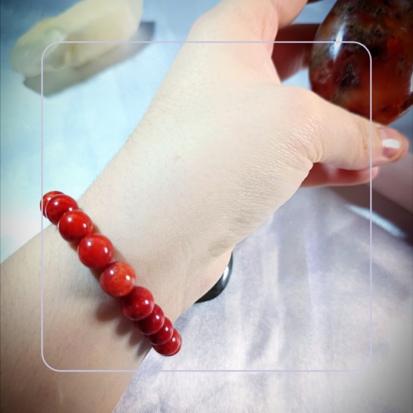 Bracelet corail rouge