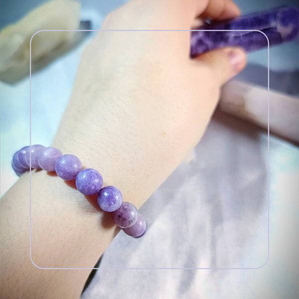 Bracelet lépidolite