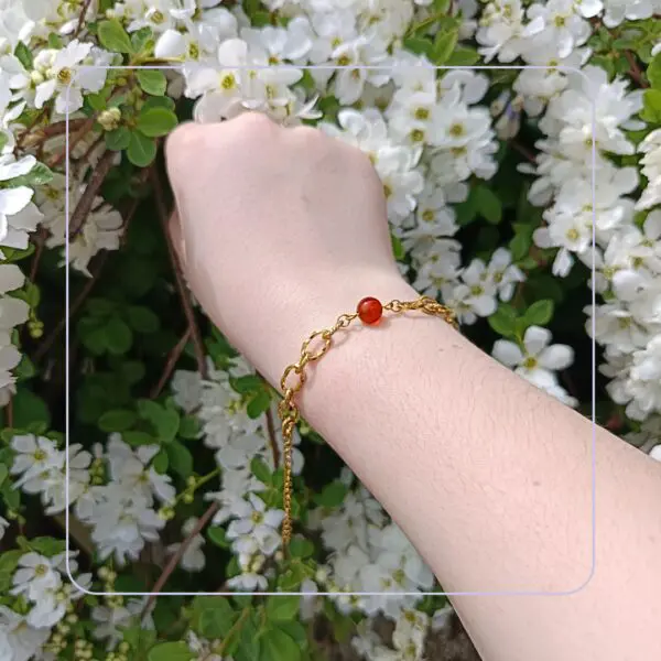 Bracelet Cornaline or