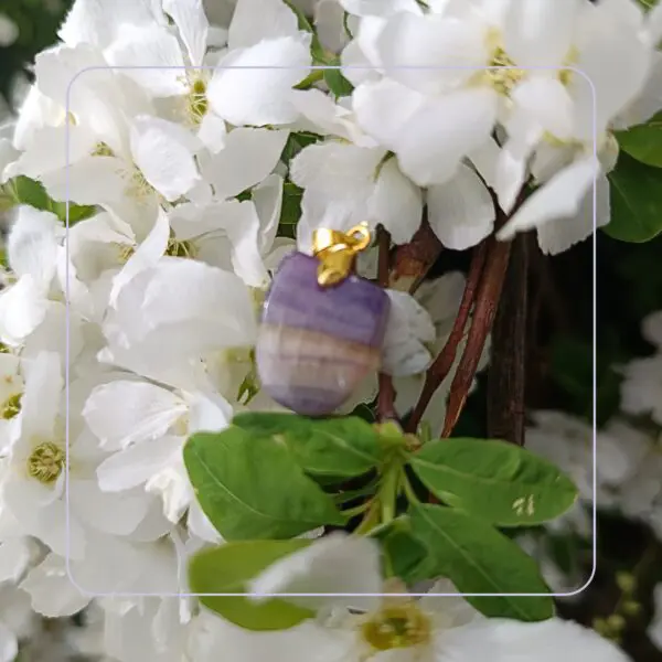 Pendentif fluorite