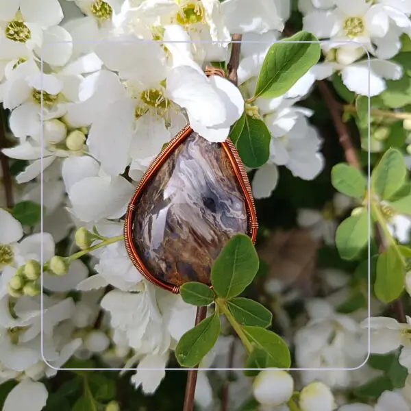Pendentif Jaspe océan