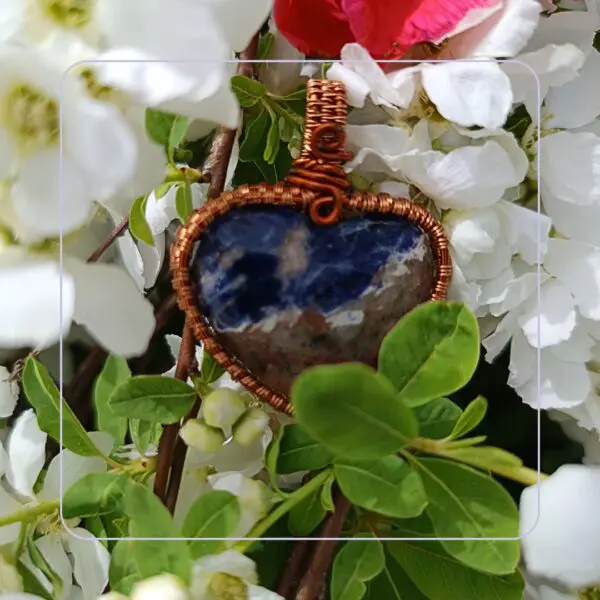 Pendentif sodalite
