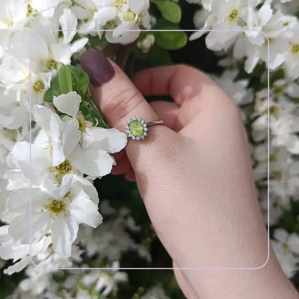 Bague péridotite