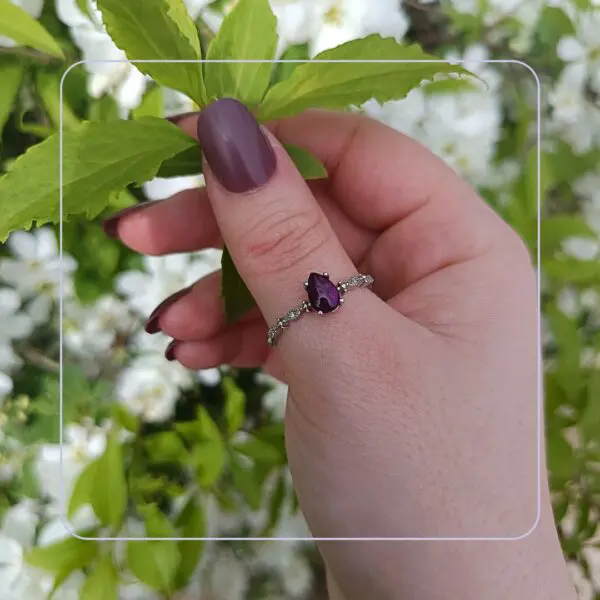 Bague Sugilite argent 925