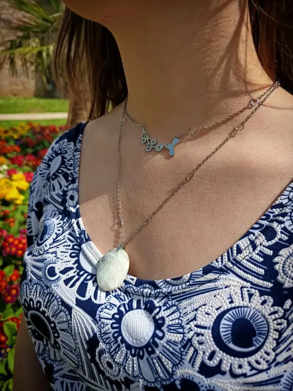 Collier péristérite double