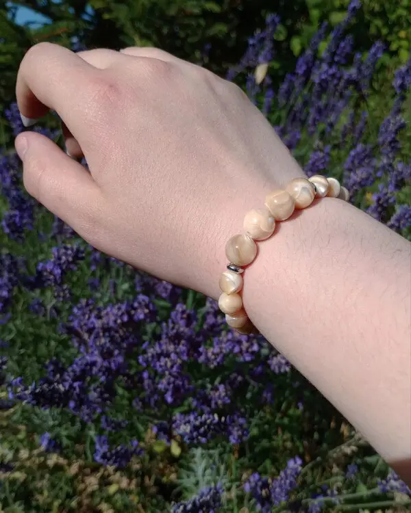 Bracelet coquillage nacre
