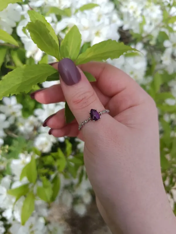Bague Sugilite argent 925