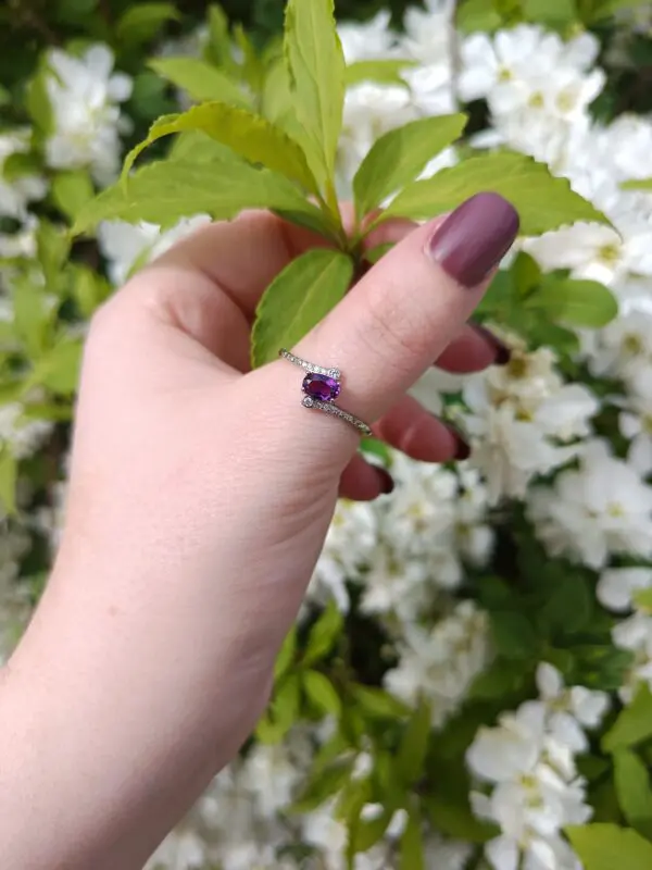 Bague Amethyste argent 925