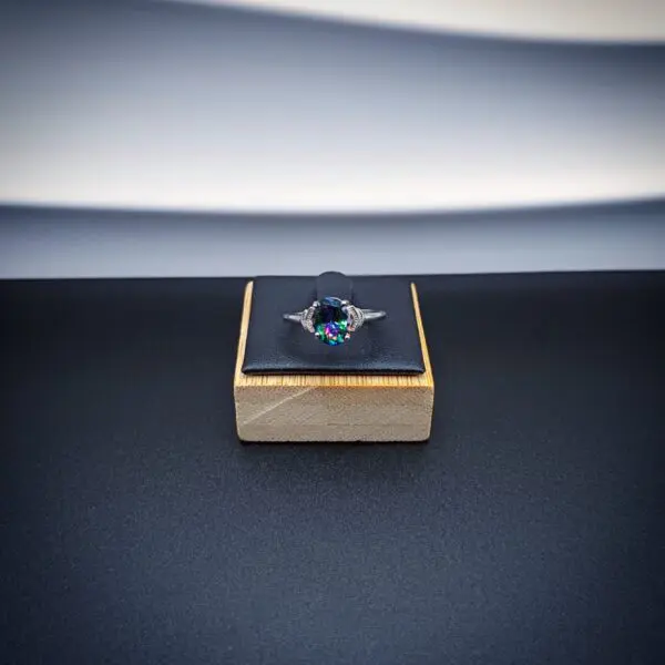 Bague quartz aqua aura – Image 2