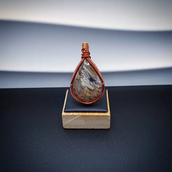 Pendentif Jaspe océan – Image 2