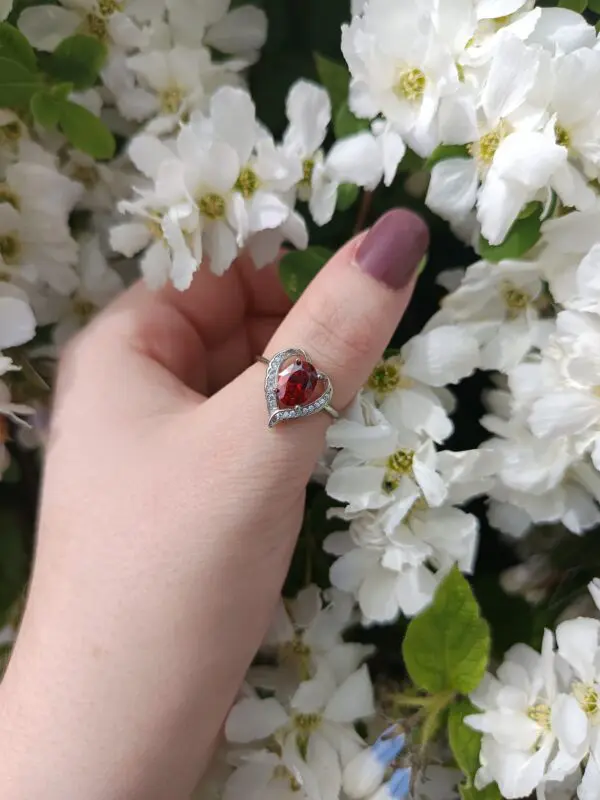 Bague Grenat argent 925