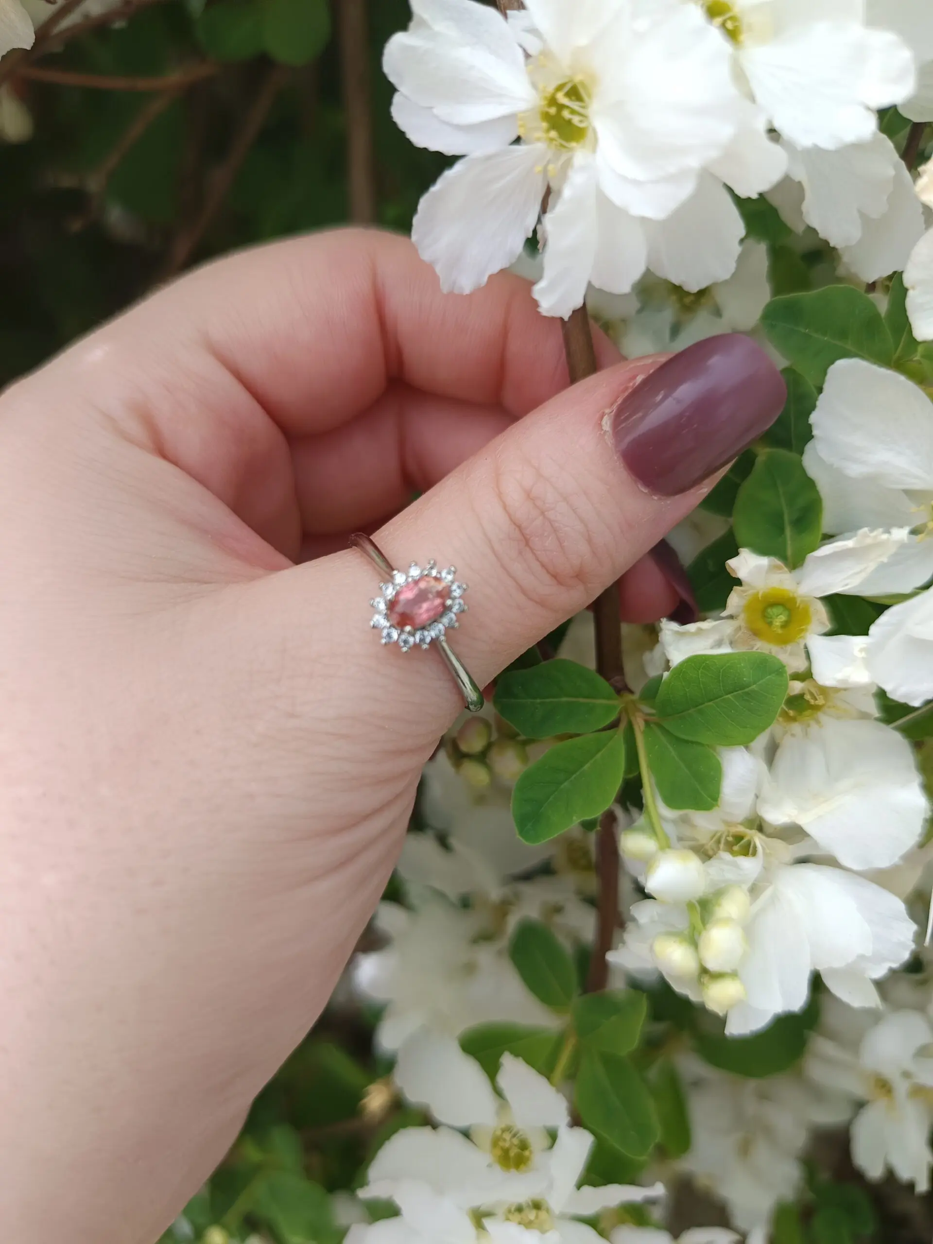 Bague tourmaline melon d'eau – Image 2