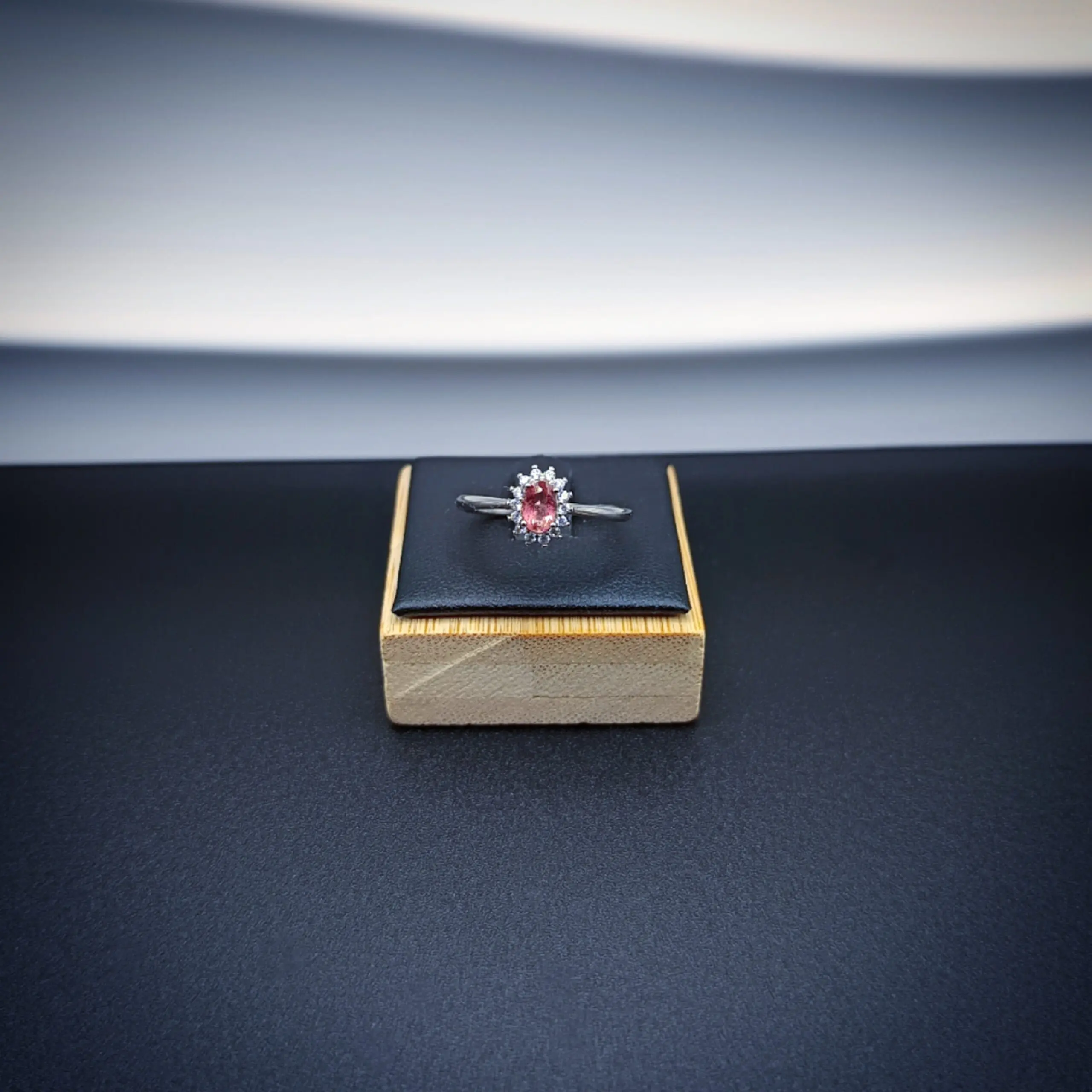 Bague tourmaline melon d'eau