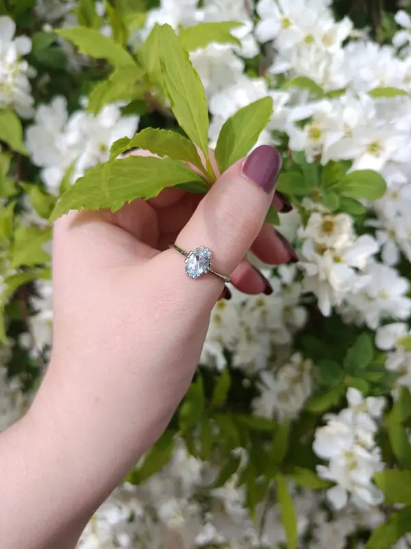 Bague Aigue-marine
