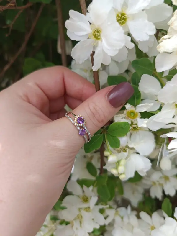Bague Amethyste argent 925 – Image 3