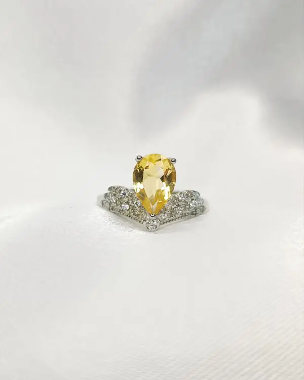 Bague citrine argent 925 – Image 2