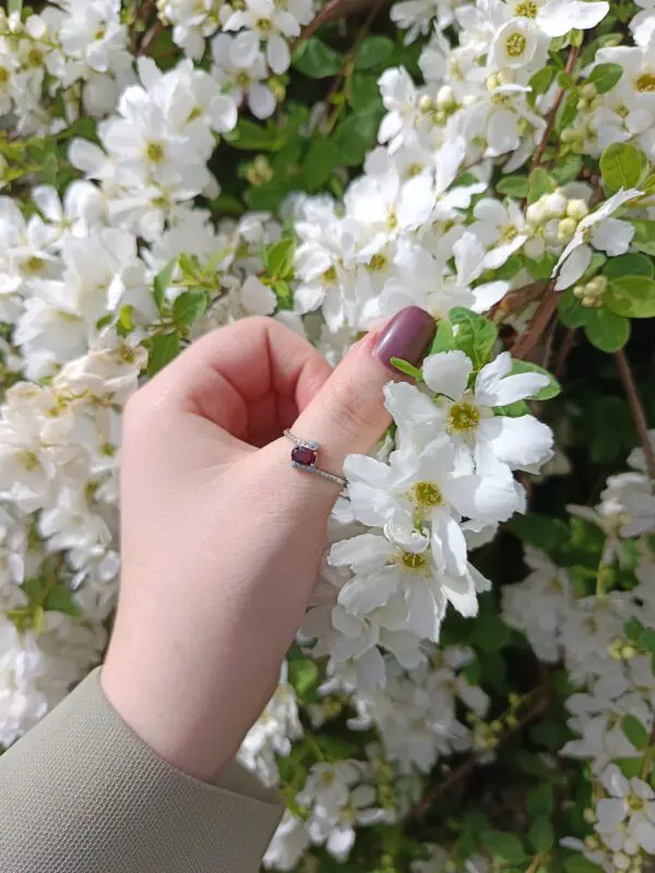 Bague Rubis argent 925 – Image 3
