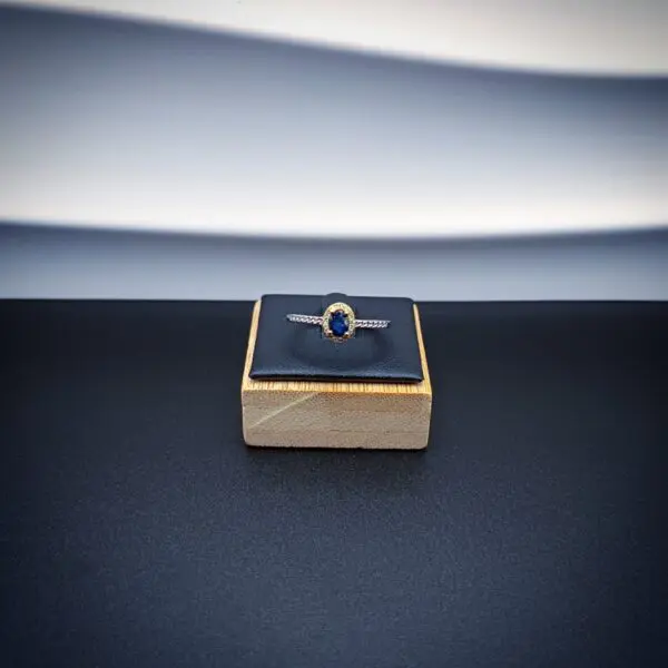 Bague Saphir argent 925 – Image 2