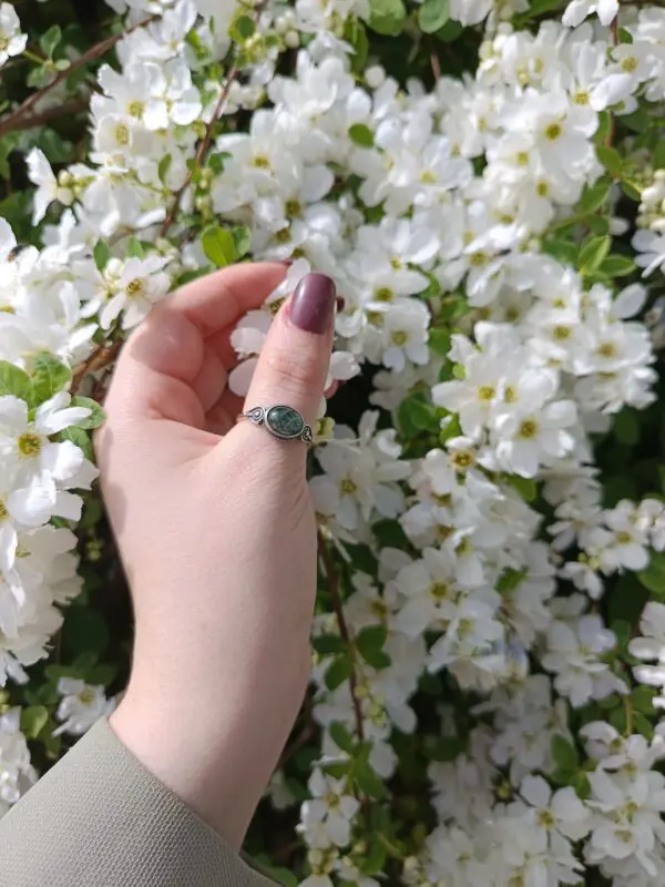 Bague Séraphinite argent 925