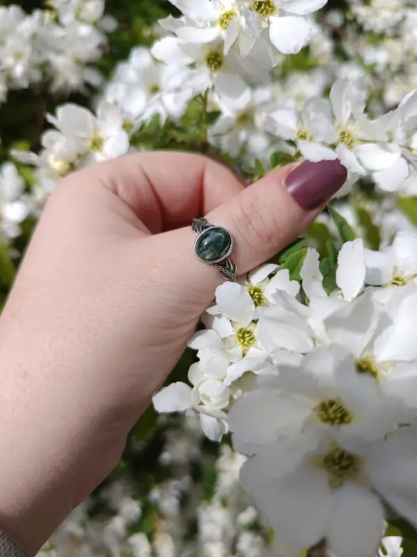 Bague Séraphinite argent 925 – Image 3