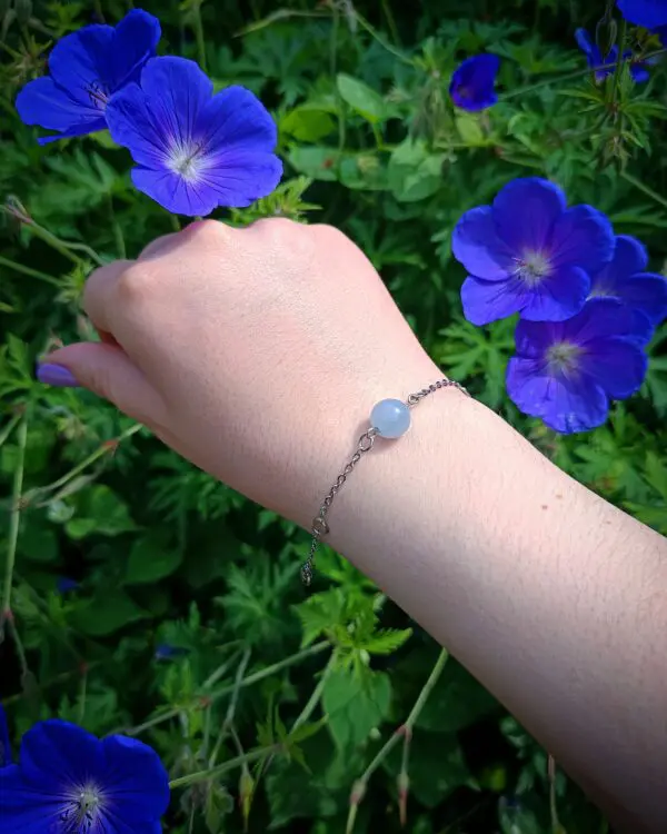 Bracelet aigue-marine