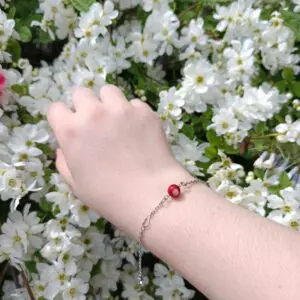 Bracelet corail rouge