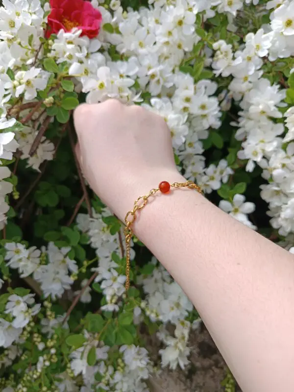 Bracelet Cornaline or