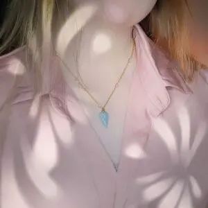 Collier aigue-marine