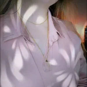 Collier quartz framboise