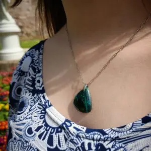 Collier Malachite-azurite