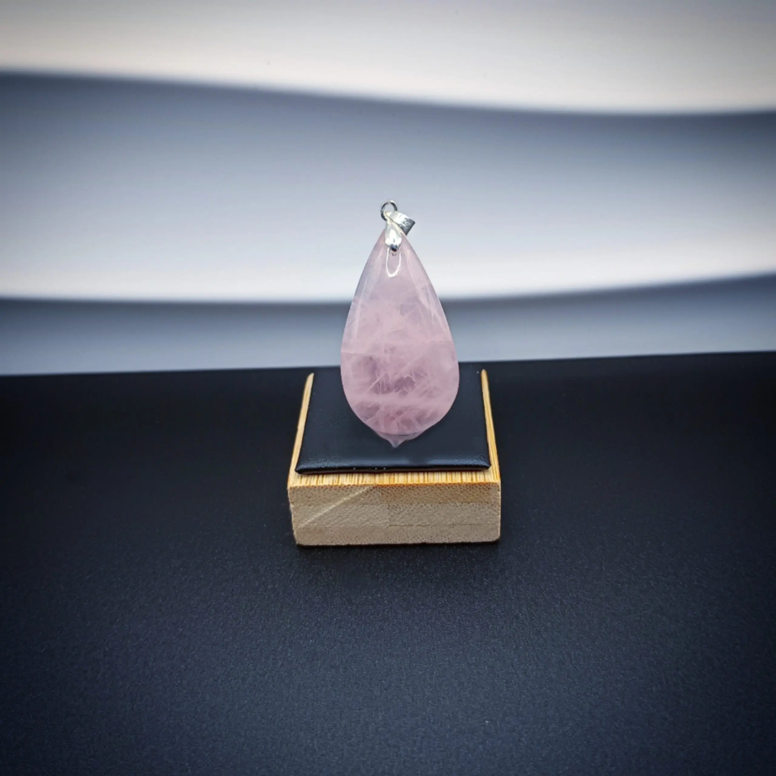 Pendentif quartz rose – Image 2