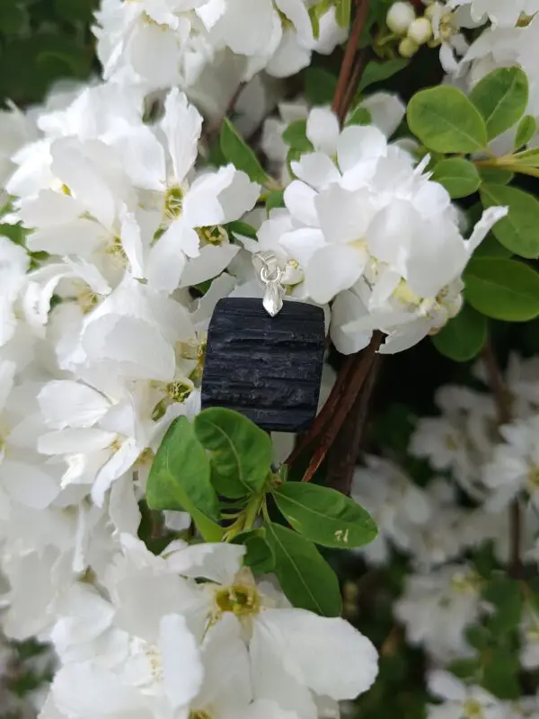 Pendentif tourmaline noire – Image 3