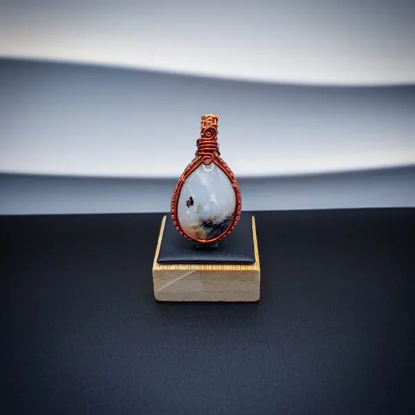 Pendentif agate dendritique tigre – Image 3