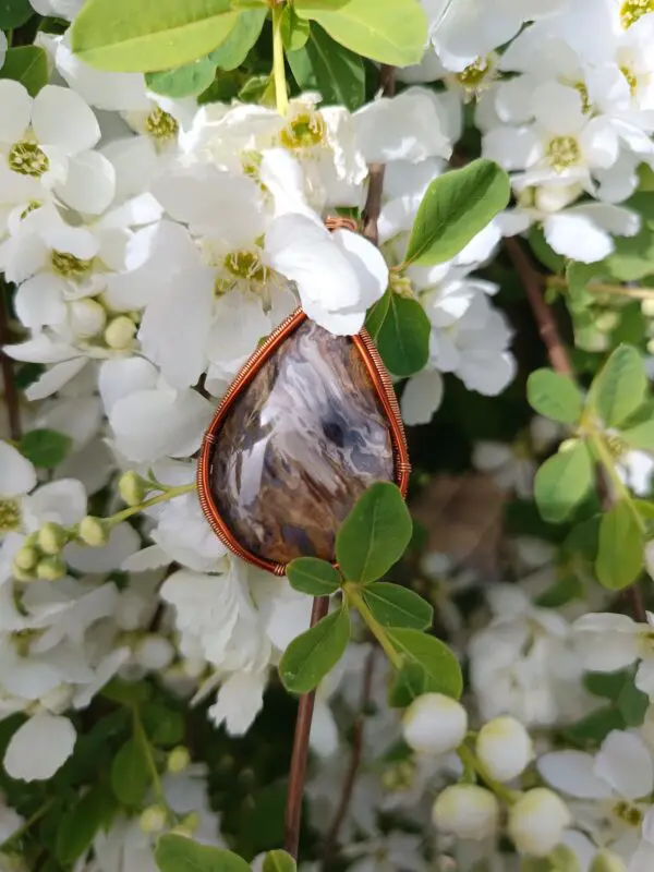 Pendentif Jaspe océan