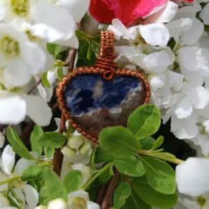 Pendentif sodalite