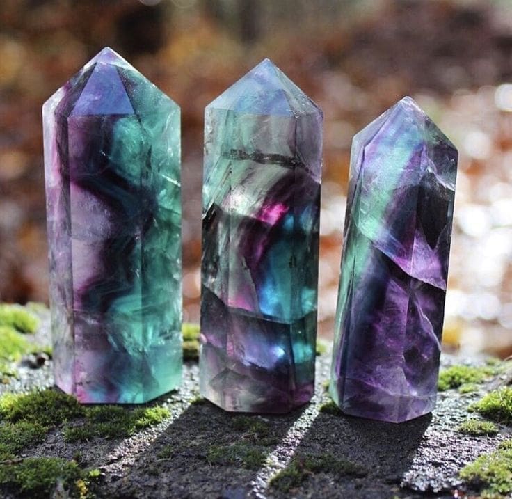 Zoom sur la fluorite