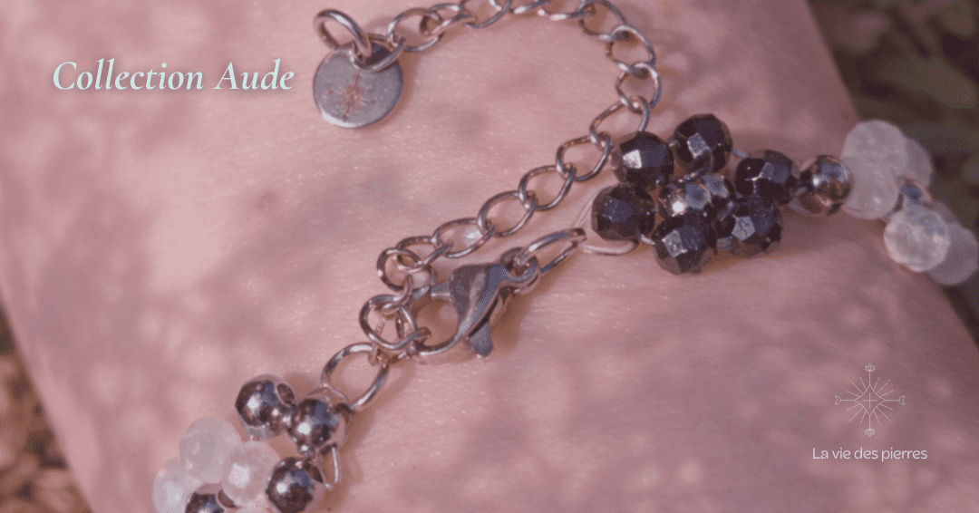 Bracelet Clair de Lune – Tourmaline & Pierre de Lune – Image 2