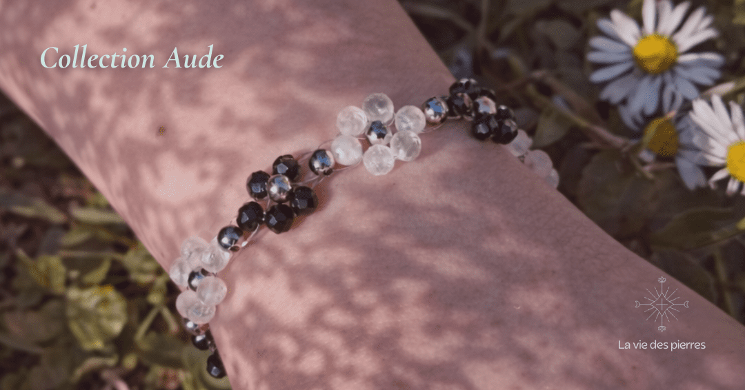 Bracelet Clair de Lune – Tourmaline & Pierre de Lune